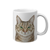 Tasse Katze, weiss, 330ml