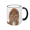 Tasse Leopard, schwarz, 330ml