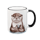 Tasse Otter, schwarz, 330ml