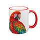 Tasse Papagei, rot, 330ml