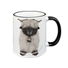 Tasse Schwarznasenschaf, schwarz, 330ml