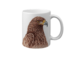 Tasse Steinadler, weiss, 330ml