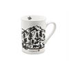 Tasse weiss mit Scherenschnitt 10.5cm