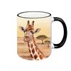 Tasse Wild Giraffe, schwarz, 330ml