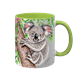 Tasse Wild Koala, hellgrün innen, 330ml