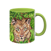 Tasse Wild Leopard, hellgrün innen, 330ml