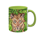 Tasse Wild Leopard, hellgrün innen, 330ml