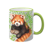 Tasse Wild Roter Panda, hellgrün, 330ml