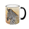 Tasse Wild Zebra, schwarz, 330ml