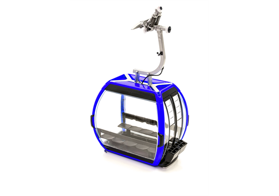 Télécabine H0 Omega V bleu