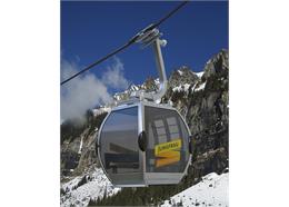 Télécabine Omega IV argent "Jungfrau" 1:32