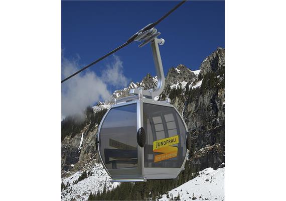 Télécabine Omega IV argent "Jungfrau" 1:32