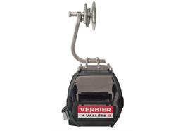 Télécabine Omega IV argent "Verbier" 1:32