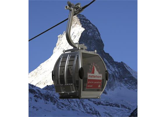 Télécabine Omega IV argent "Zermatt" 1:32