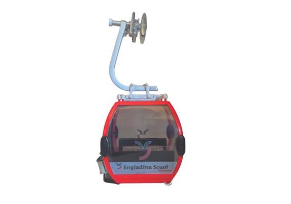 Télécabine Omega IV rouge "Scuol Engadin" 1:32