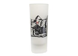 Tequila Glas vereist Scherenschnitt 12 Stück10x4cm