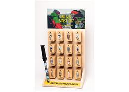 Thekendisplay aus Holz, stehend **PFAND**