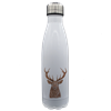 Thermoflasche Edelstahl Hirsch, weiss 500ml