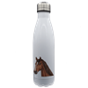 Thermoflasche Edelstahl Pferd, weiss 500ml