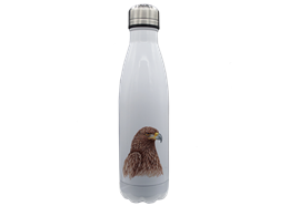 Thermoflasche Edelstahl Steinadler, weiss 500ml
