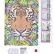 Tigre dans la forêt, Crystal Art Carnet de notes 18x26cm | Bild 4