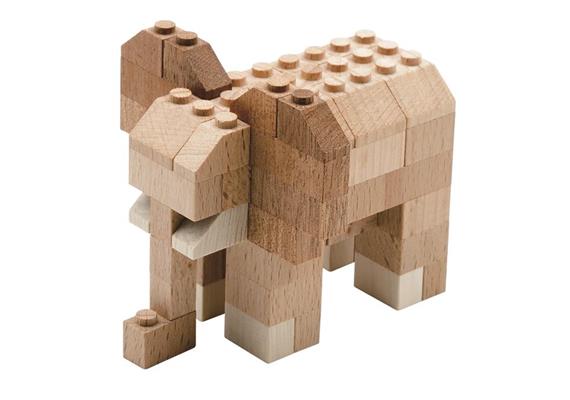 Timblo Holz Klemmbausteine - Elefant