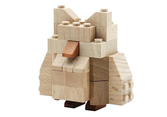 Timblo Holz Klemmbausteine - Eule