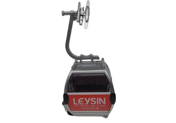 Umlaufkabine Omega IV silber "Leysin" 1:32  LEYSIN  OXYGENE DES ALPES  ALPES VAUDOISES +
