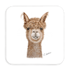 Untersetzer Alpaka, 9 x 9cm
