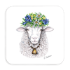 Untersetzer Blumenschaf, 9 x 9cm