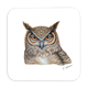 Untersetzer Eule, 10 x10cm