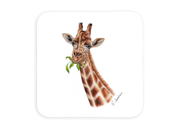 Untersetzer Giraffe, 9x9cm