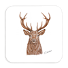 Untersetzer Hirsch, 9 x 9cm