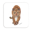 Untersetzer Leopard, 9x9cm