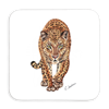 Untersetzer Leopard, 9x9cm