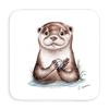 Untersetzer Otter, 9x9cm