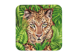 Untersetzer Wild Leopard, 9x9cm