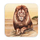 Untersetzer Wild Löwe, 9x9cm