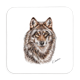 Untersetzer Wolf, 9 x 9cm