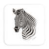 Untersetzer Zebra, 9x9cm
