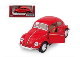 VW Käfer rot gross 1967, neutral, 12.5 cm - einzeln verpackt in Box