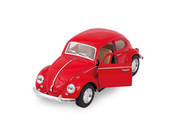 VW Käfer rot gross 1967, neutral, 12.5 cm