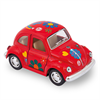 VW Kids rot mittel 1967, Flower Power, 9 cm