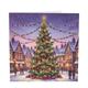 Weihnachtsbaum, 18x18cm Crystal Art Card