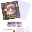 Weihnachtskätzchen, 18x18cm Crystal Art Card | Bild 4