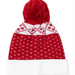 Wintermütze rot mit Bommel | Bild 2