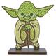 Yoda, figurine d'art en cristal env. 11x8cm